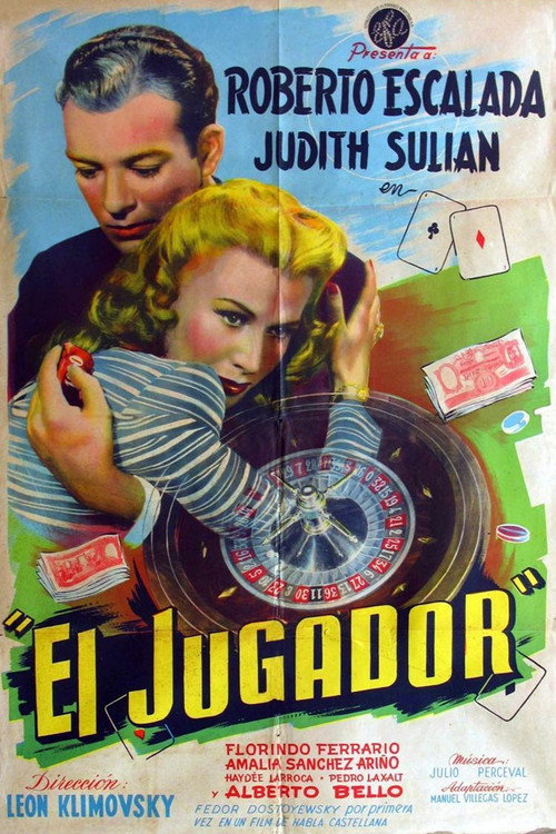 Movie poster for El jugador (1947)