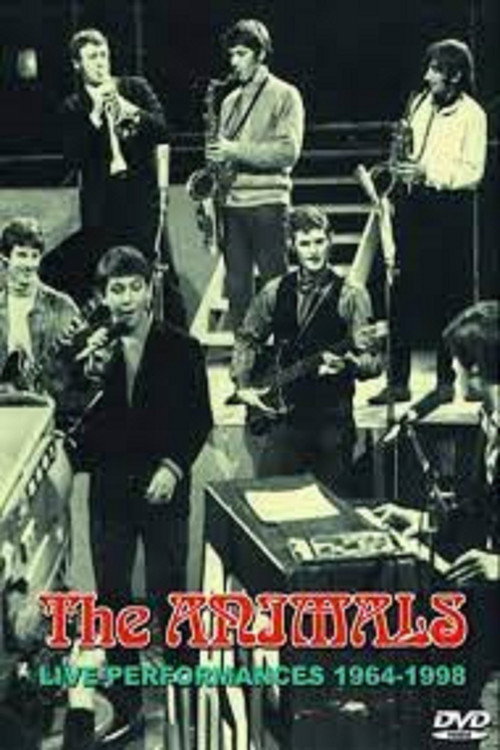 Movie poster for The Animals - Live Performances 1964-1998 (1998)