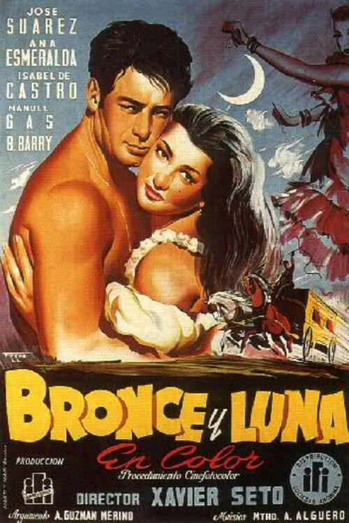 Movie poster for Bronce y luna (1953)