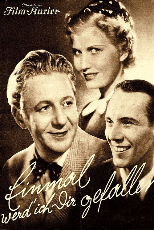 Movie poster for Einmal werd' ich Dir gefallen (1938)