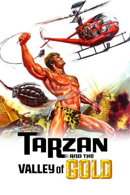 Movie poster for Tarzan and the Valley of Gold (1966)