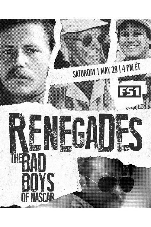 Movie poster for Renegades: The Bad Boys of NASCAR (2021)