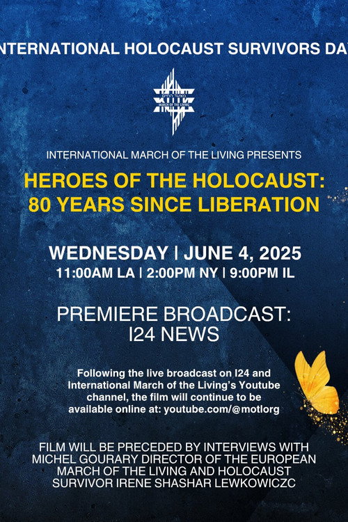 Movie poster for Heroes of the Holocaust: 80 Years Since Liberation (2025)