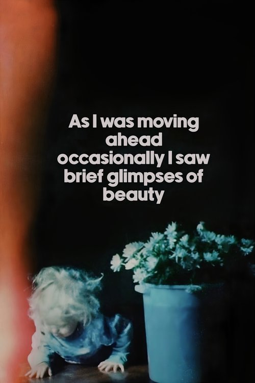 Movie poster for As I Was Moving Ahead, Occasionally I Saw Brief Glimpses of Beauty (2000)