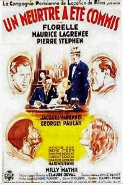 Movie poster for Un meurtre a été commis (1938)