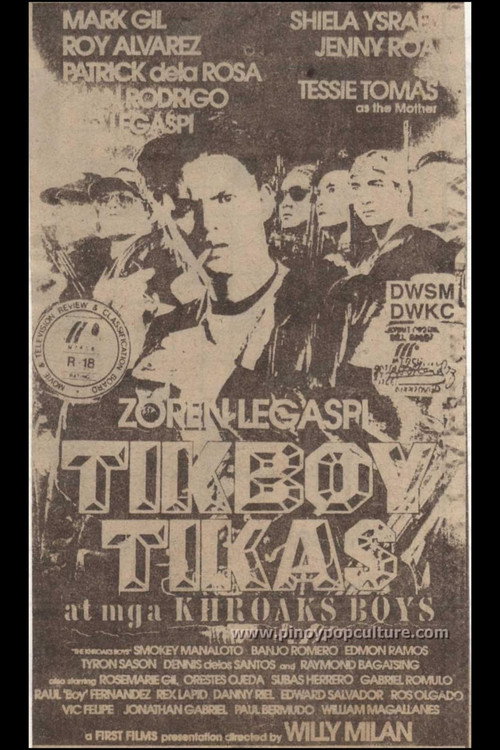 Movie poster for Tikboy Tikas at mga Khroaks Boys (1993)