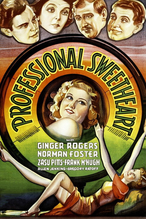 Movie poster for Professional Sweetheart (1933)