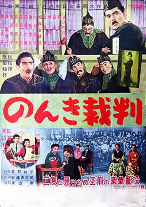 Movie poster for Nonki saiban (1955)
