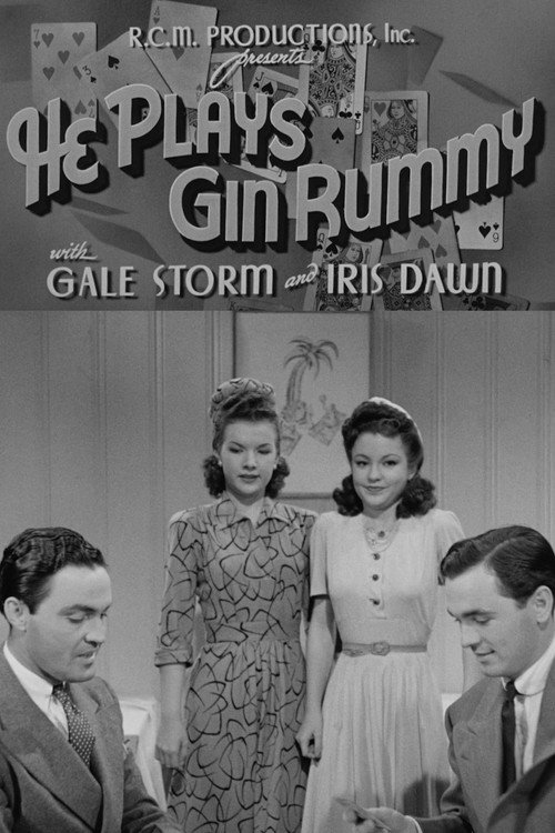 Movie poster for He Plays Gin Rummy (1942)