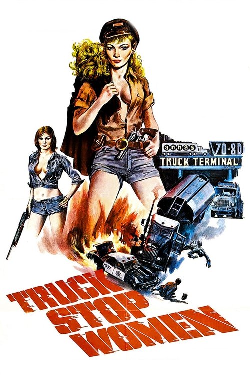 Movie poster for Truck Stop Women (1974)