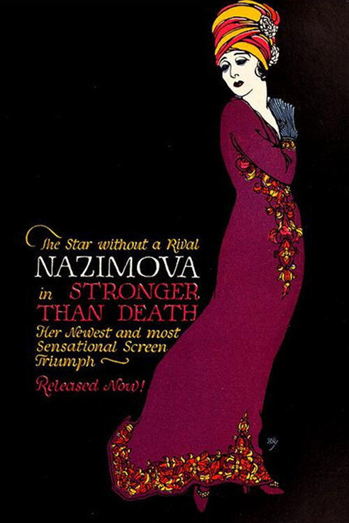 Movie poster for Stronger Than Death (1920)