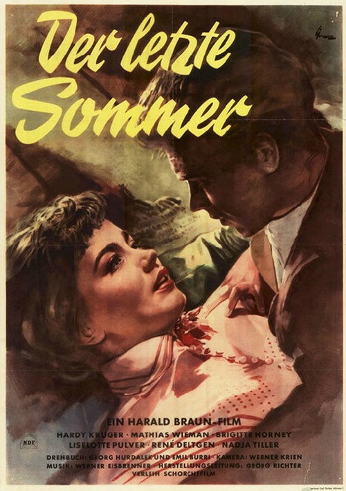 Movie poster for Der letzte Sommer (1954)