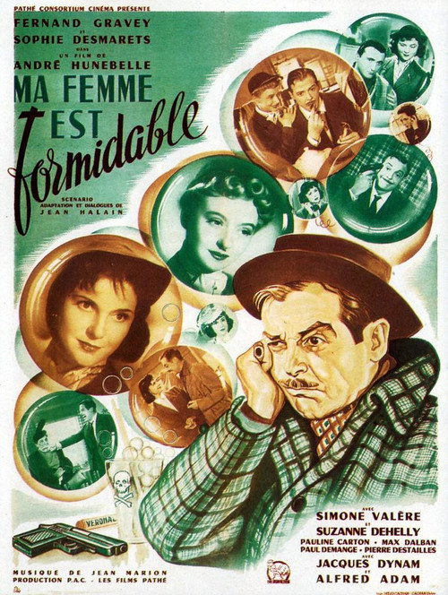 Movie poster for My Wife Is Formidable (1951)