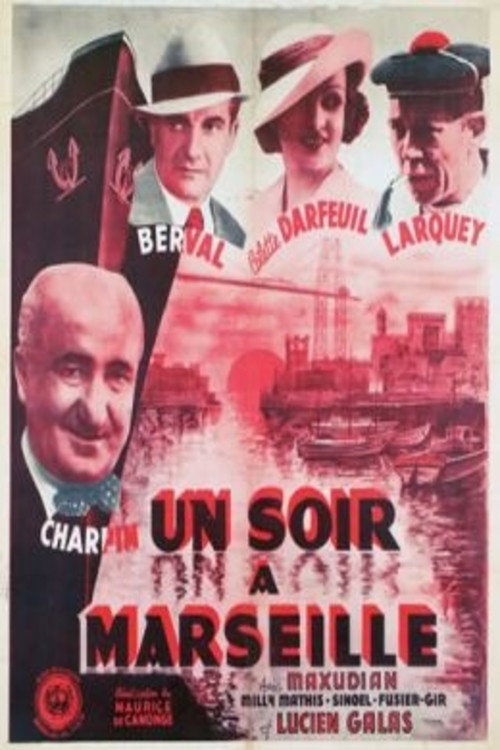 Movie poster for Un soir à Marseille (1938)