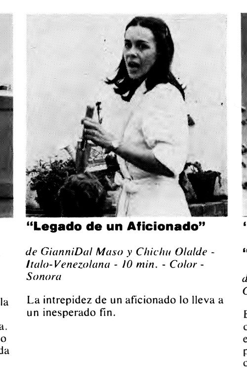 Movie poster for Legado de un aficionado (1978)