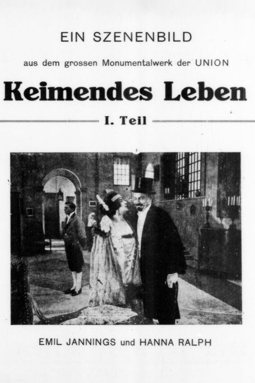 Movie poster for Keimendes Leben (1918)
