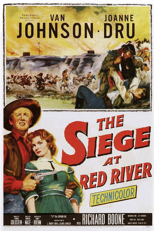 Movie poster for The Siege at Red River (1954)