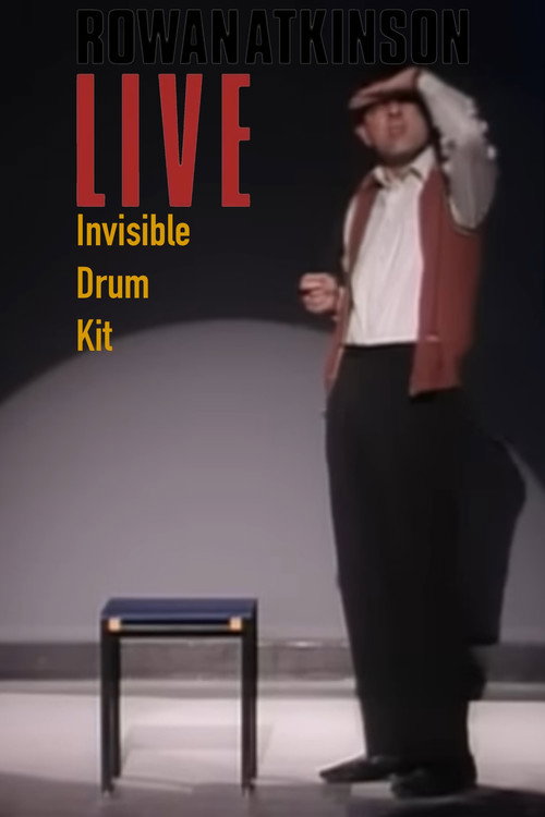 Movie poster for Rowan Atkinson Live: Invisible Drum Kit (1992)