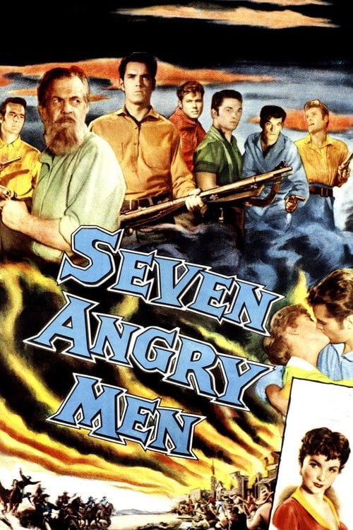 Movie poster for Seven Angry Men (1955)