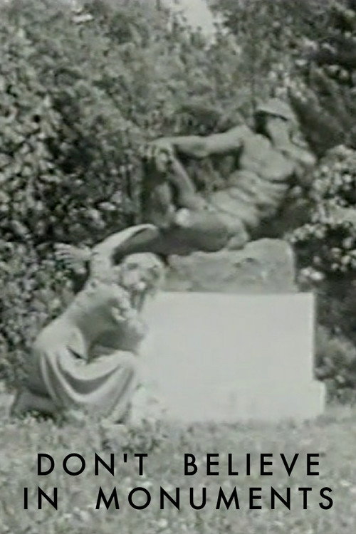 Movie poster for Don't Believe in Monuments (1958)