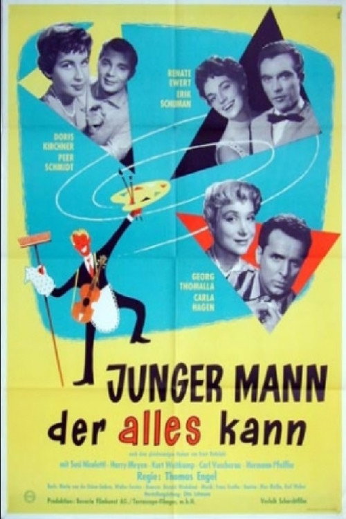 Movie poster for Junger Mann, der alles kann (1957)