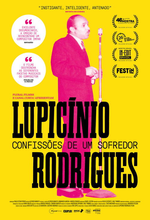 Movie poster for Lupicínio Rodrigues, Confessions of a Sufferer (2022)