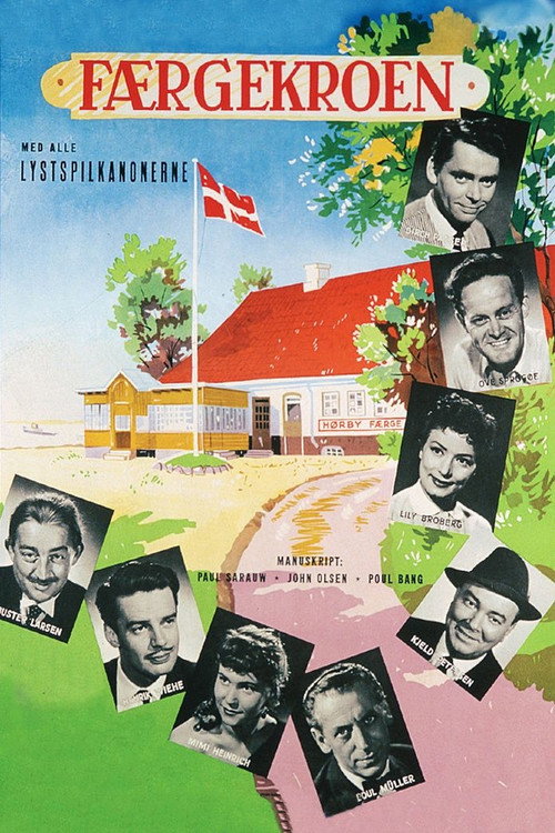 Movie poster for Færgekroen (1956)