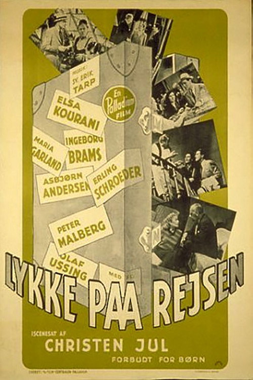 Movie poster for Lykke paa rejsen (1947)