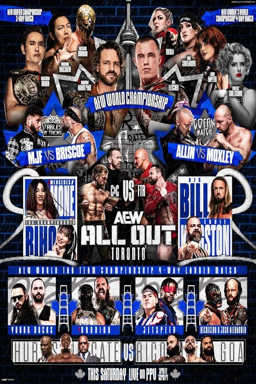 AEW All Out 2025 poster