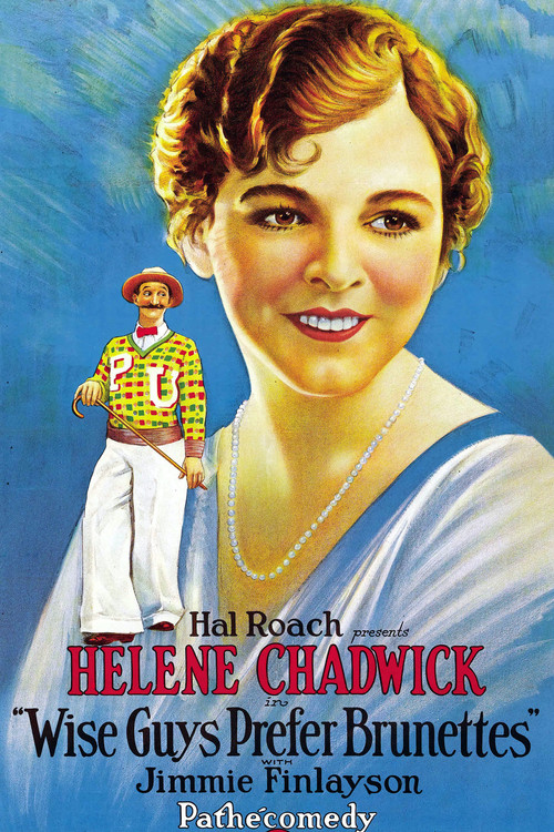 Movie poster for Wise Guys Prefer Brunettes (1926)