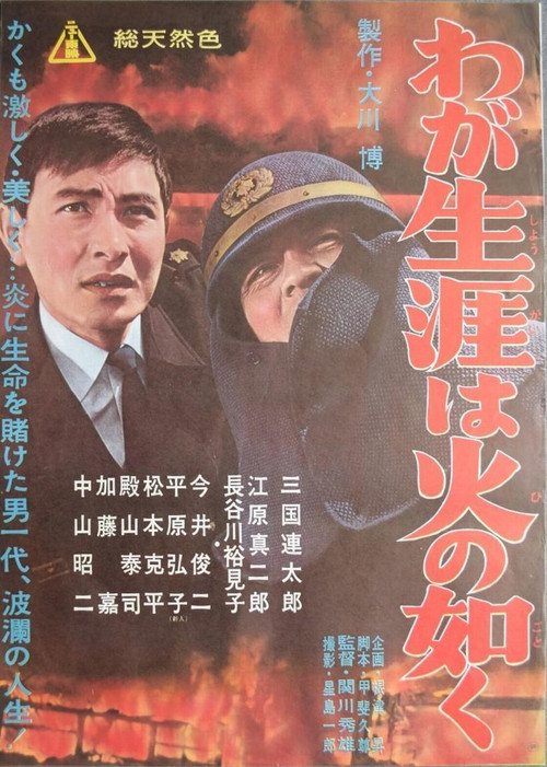 Movie poster for Like Fire is My Life (1961)