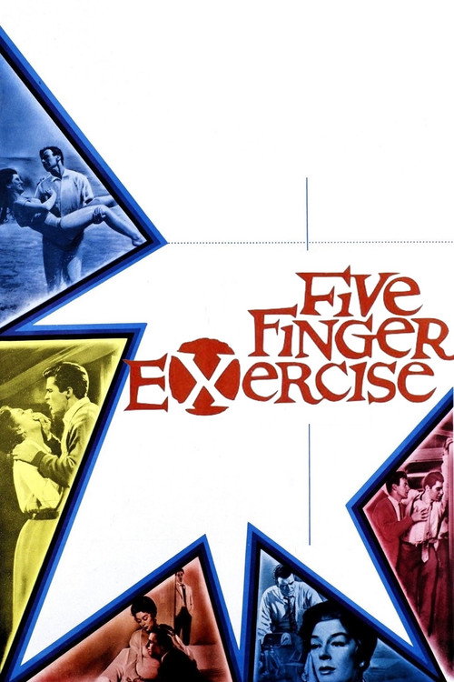 Movie poster for Five Finger Exercise (1962)