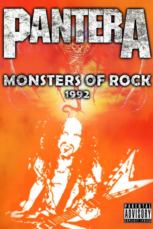 Movie poster for Pantera: Live at Monsters of Rock Italy (1992)