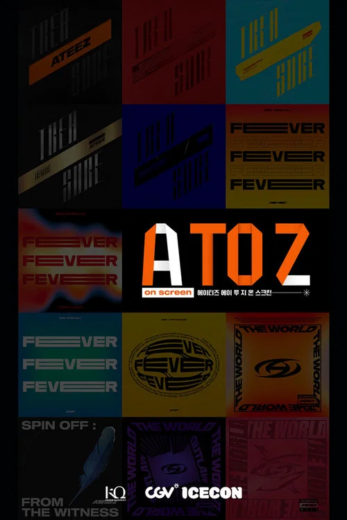 Movie poster for ATEEZ [A TO Z on screen] (2025)