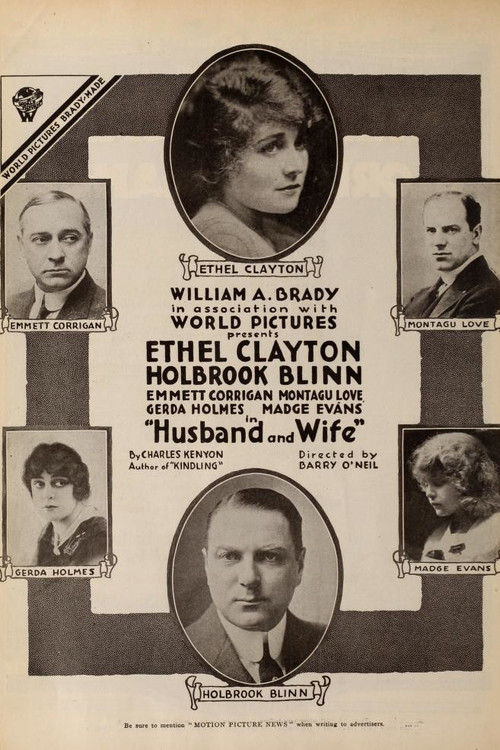 Movie poster for Husband and Wife (1916)