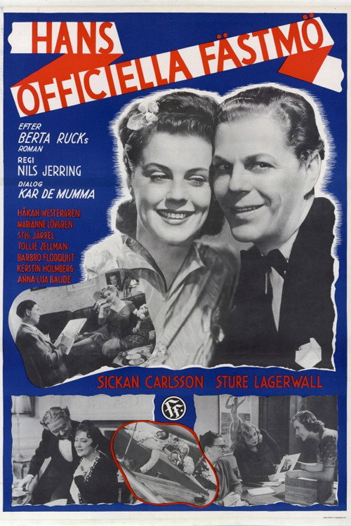 Movie poster for Hans officiella fästmö (1944)