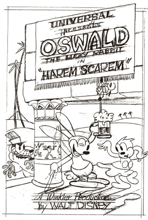Movie poster for Harem Scarem (1928)