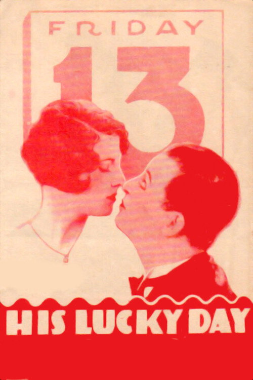 Movie poster for His Lucky Day (1929)