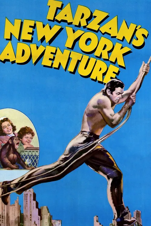 Movie poster for Tarzan's New York Adventure (1942)