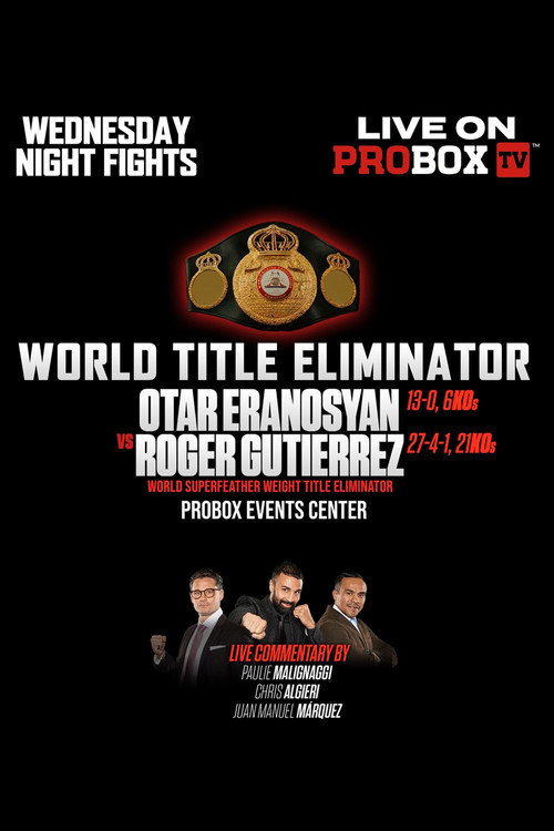 Movie poster for Otar Eranosyan vs. Roger Gutierrez (2023)