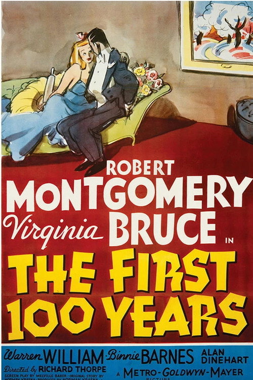 Movie poster for The First Hundred Years (1938)