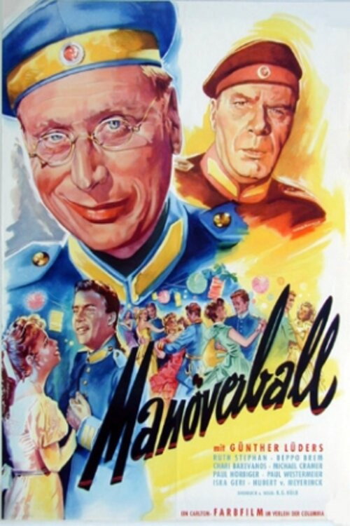Movie poster for Manöverball (1956)