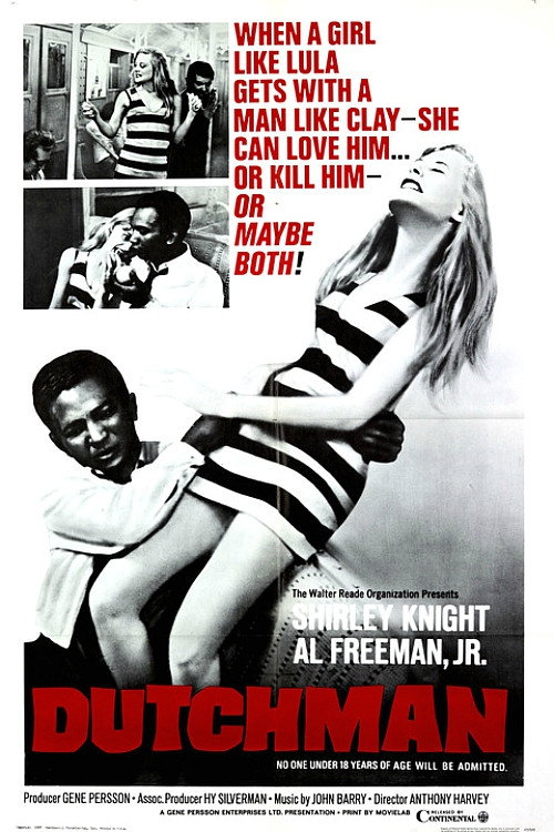 Movie poster for Dutchman (1966)