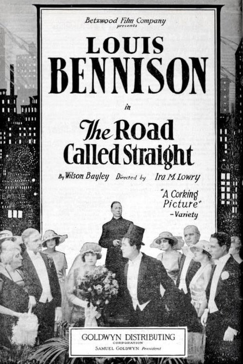 Movie poster for The Road Called Straight (1919)