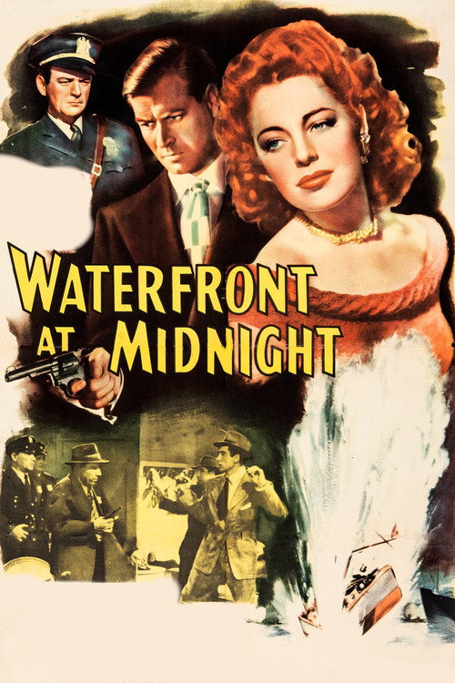 Movie poster for Waterfront at Midnight (1948)
