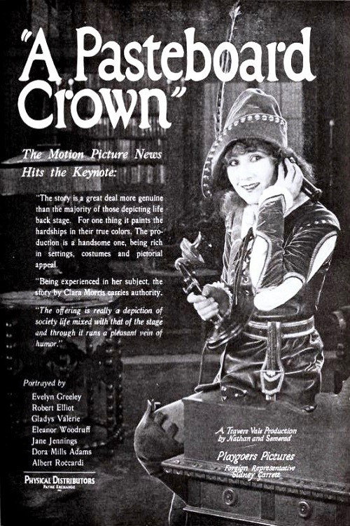 Movie poster for A Pasteboard Crown (1922)
