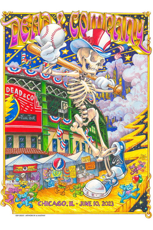 Movie poster for Dead & Company: 2023-06-10 Wrigley Field, Chicago, IL, USA (2023)