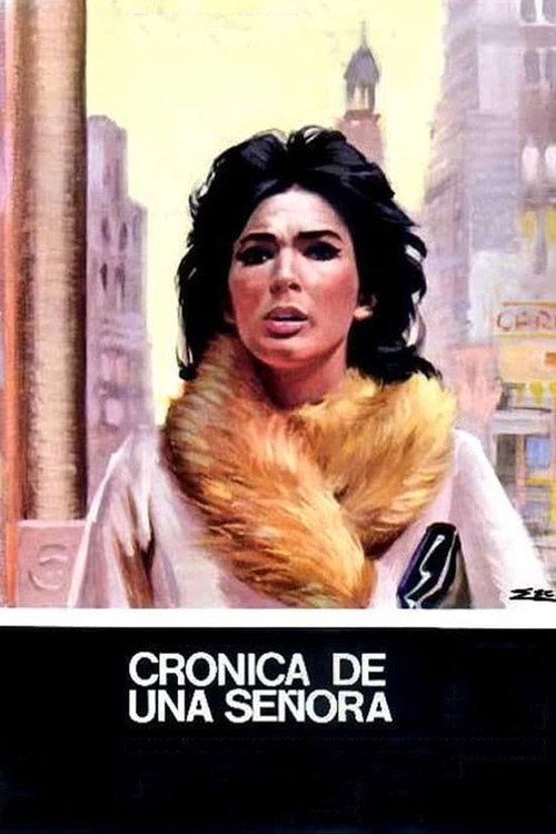 Movie poster for Crónica de una señora (1971)