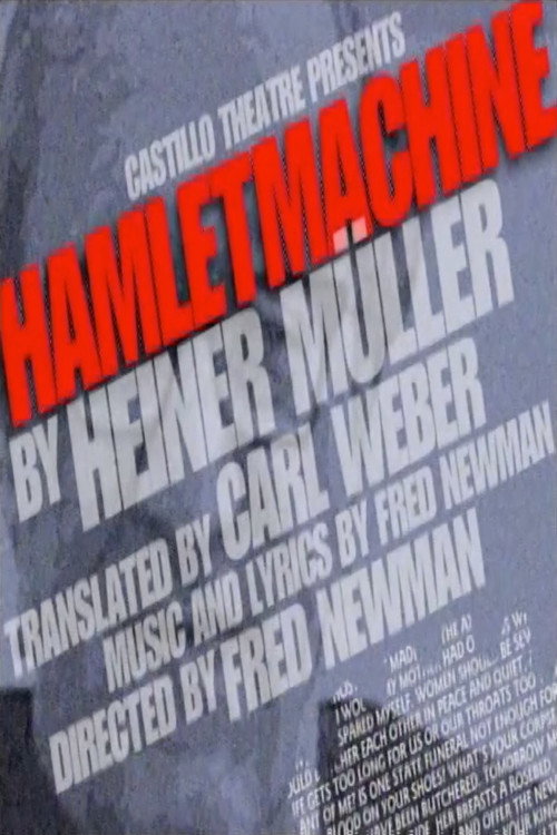 Movie poster for Hamletmachine