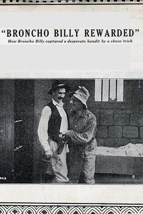 Movie poster for Broncho Billy Rewarded (1914)
